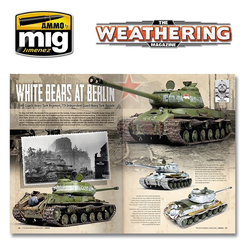 AMMO MIG 4528 THE WEATHERING MAGAZINE #29 - GREEN (English) YEŞİL RENK BOYAMA TEKNİKLERİ DERGİSİ