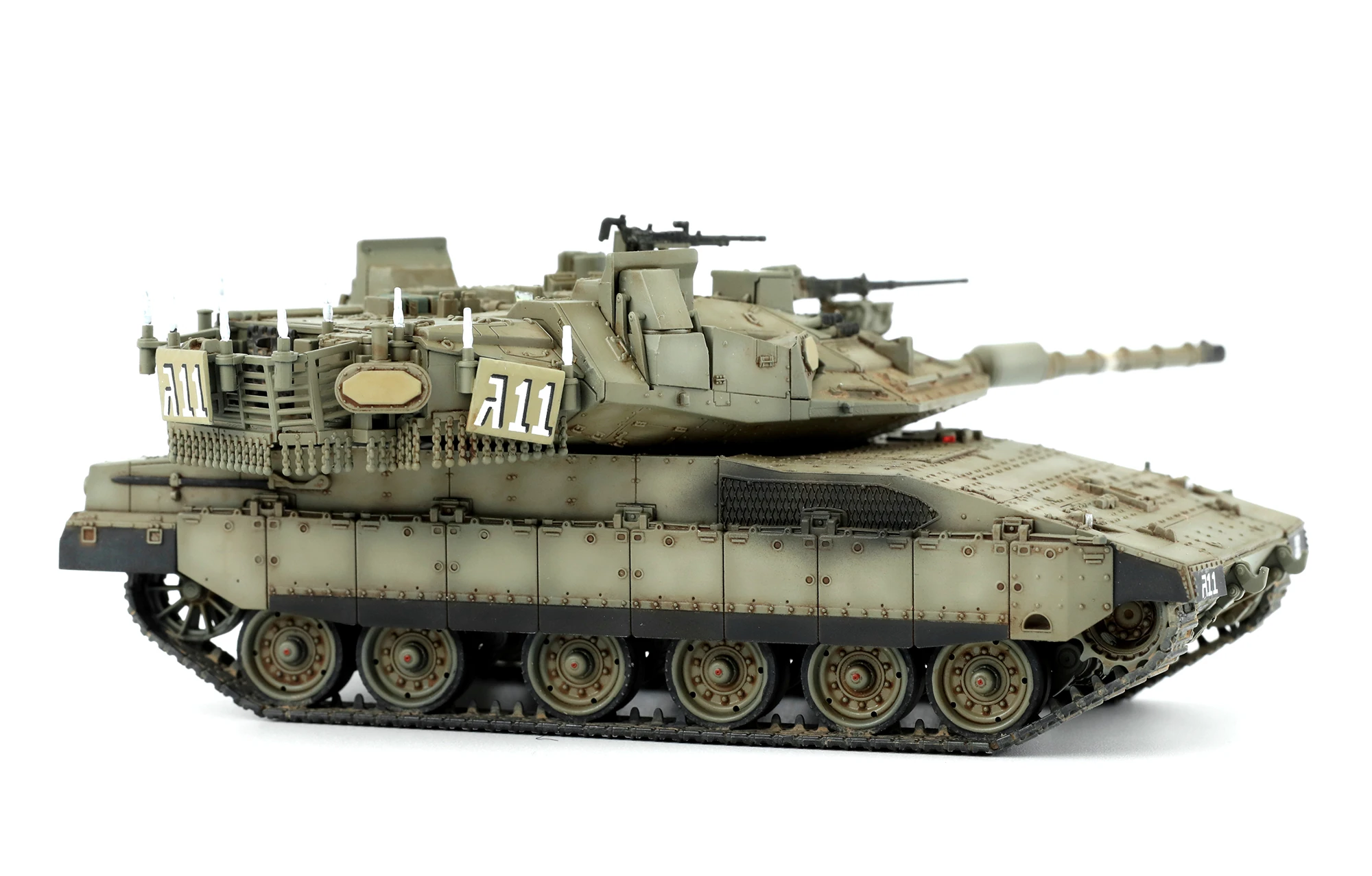 MENG 72-006 1/72 ISRAELI MAIN BATTLE TANK MERKAVA Mk.4M w/TROPHY ACTIVE PROTECTION SYSTEM TANK MAKETİ