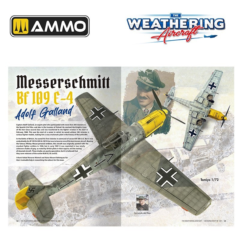 AMMO MIG 5224 THE WEATHERING AIRCRAFT #24 - Messerschmitt Bf 109