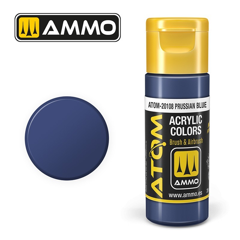AMMO MIG ATOM 20108 Prussian Blue AKRİLİK MAKET BOYASI