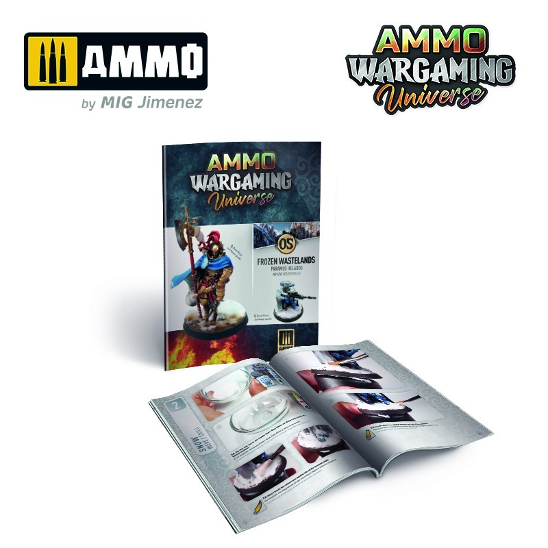 AMMO MIG 6924 WARGAMING UNIVERSE Book 05 Frozen Moors - DONMUŞ BATAKLIK ZEMİN YAPIM TEKNİKLERİ KİTABI