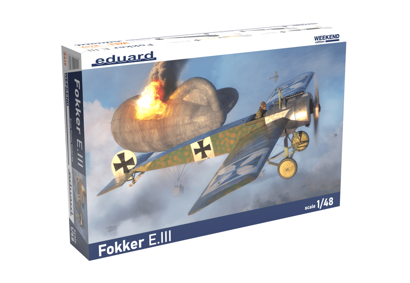 EDUARD 8419 1/48 Fokker E. III WWI SAVAŞ UÇAĞI MAKETİ