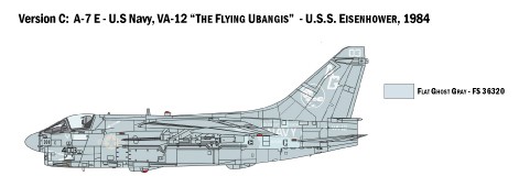 ITALERI 1411 1/72 A-7E CORSAIR II SAVAŞ UÇAĞI MAKETİ