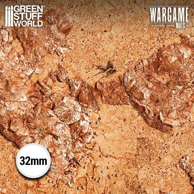 GREEN STUFF WORLD 6343 Neoprene Mat Dreadrock Badlands (120x180cm) - MASAÜSTÜ OYUN MATI