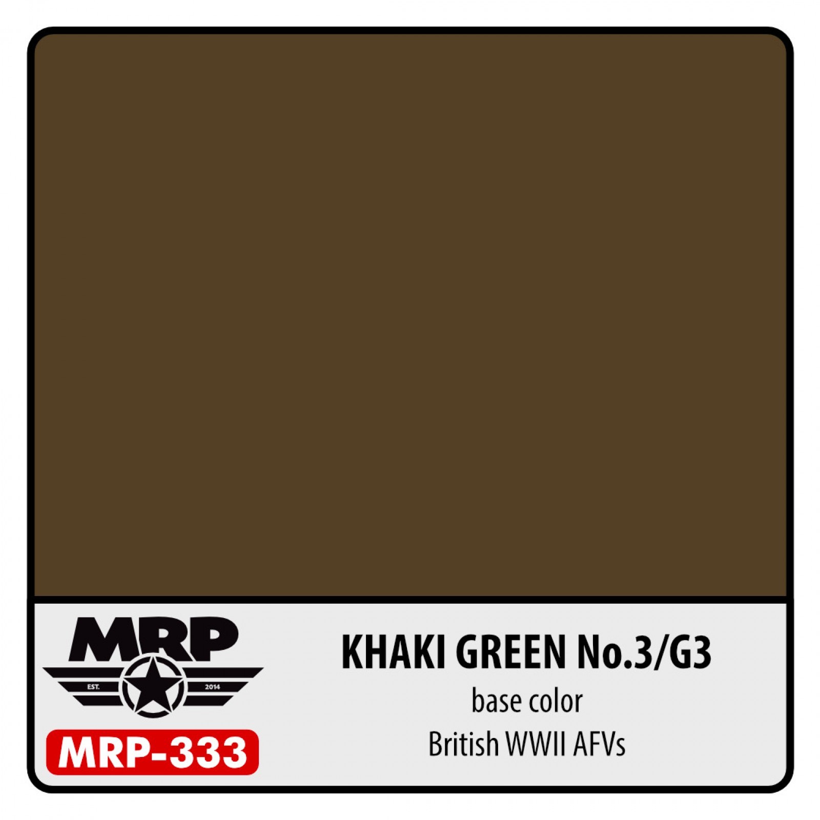 MR PAINT 333 KHAKI GREEN No.3 30ml  LAKER MAKET BOYASI