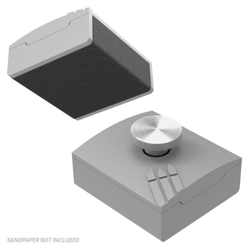 GREEN STUFF WORLD 14195 Hand Sandpaper Holder Flat - DÜZ ZIMPARA KAĞIDI TUTUCU