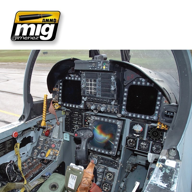 AMMO MIG 7436 MODERN US COCKPITS - MODERN AMERİKAN KOKPİT BOYAMA SETİ