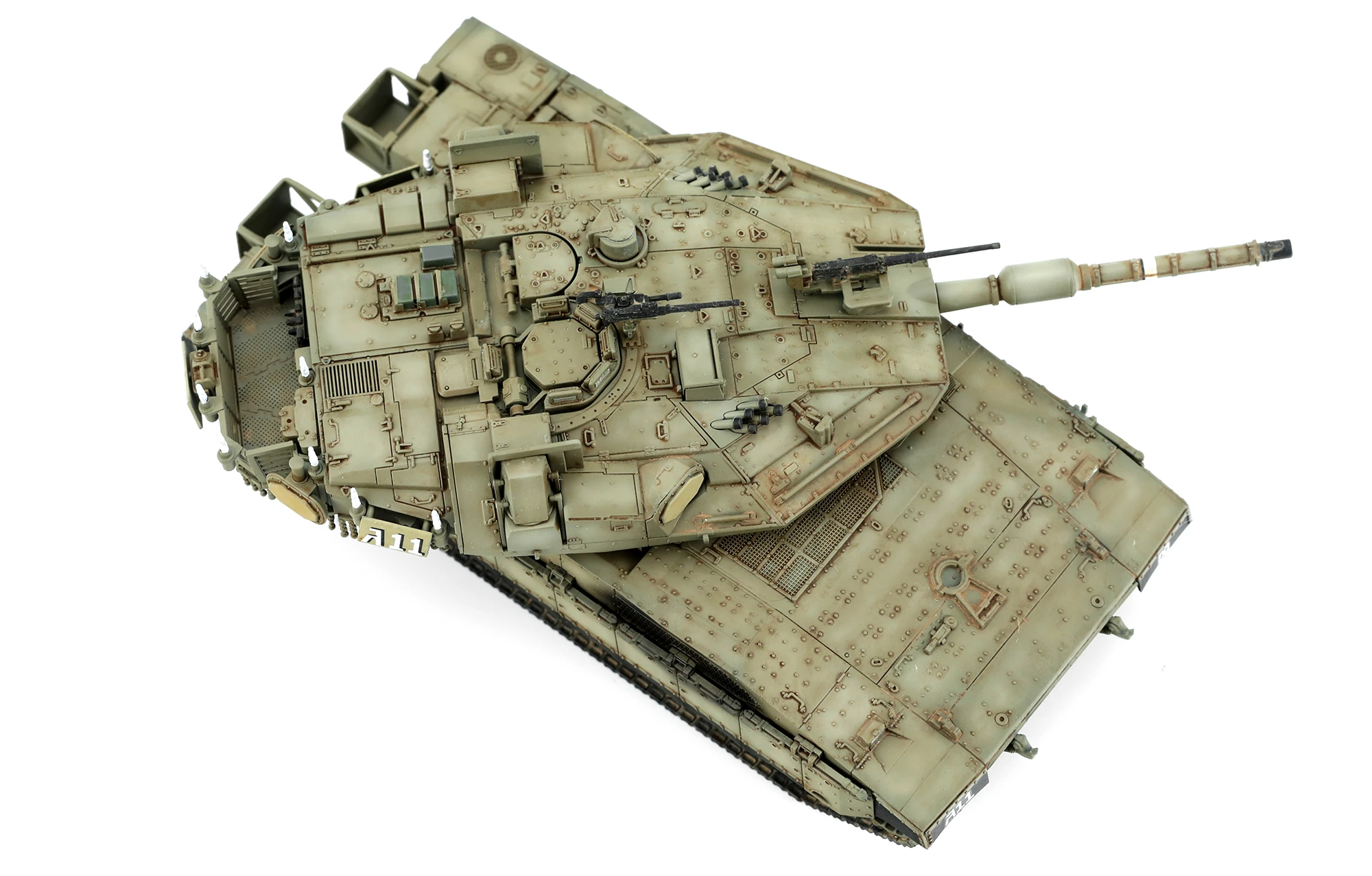 MENG 72-006 1/72 ISRAELI MAIN BATTLE TANK MERKAVA Mk.4M w/TROPHY ACTIVE PROTECTION SYSTEM TANK MAKETİ