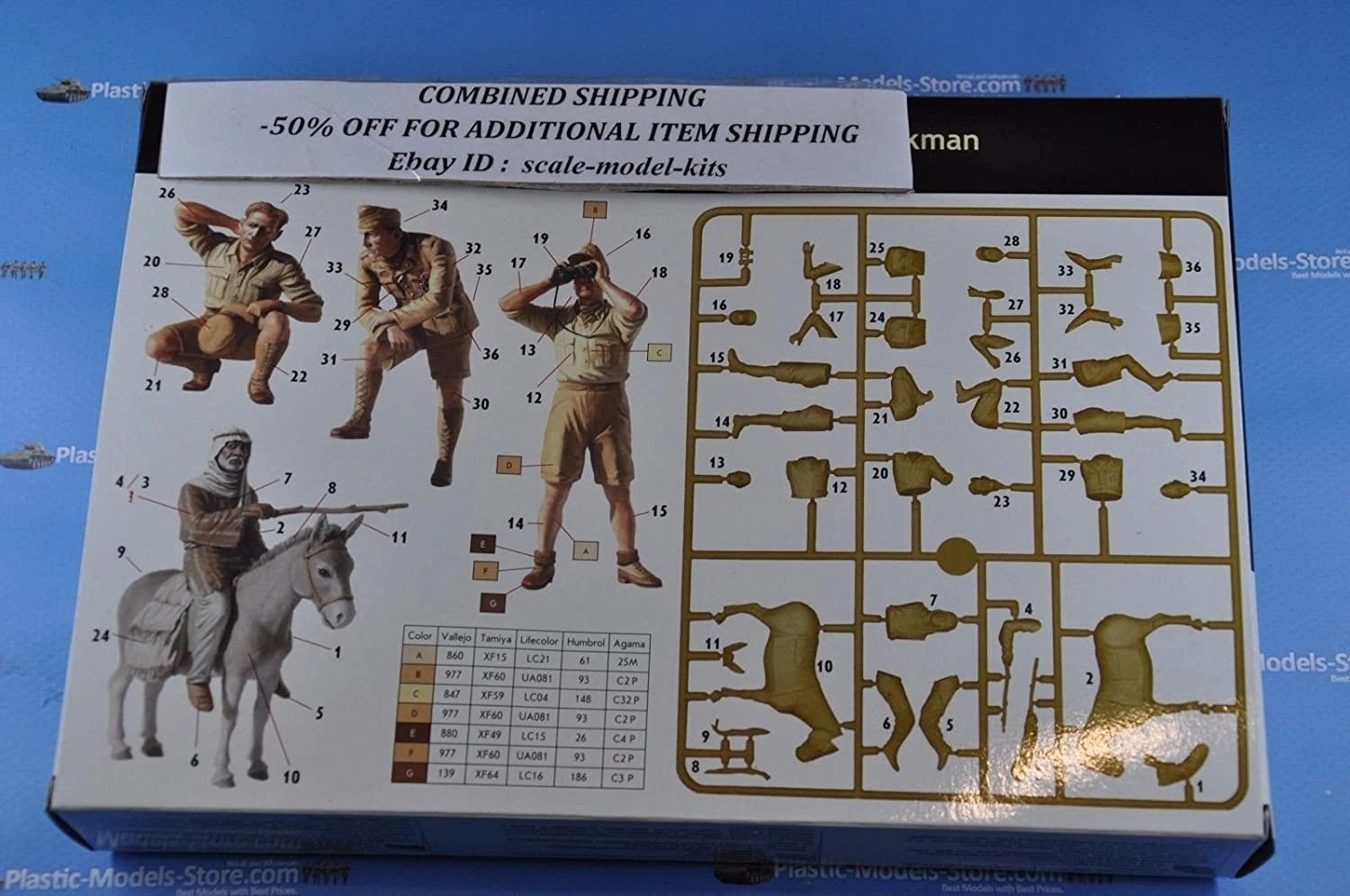 MASTER BOX 1/35 3559 "Afrika Korps: German TANKMEN"