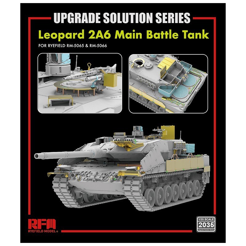 RYE FIELD MODELS 2035 1/35 Upgrade set for 5065 & 5066 Leopard 2A6