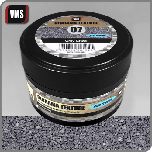 VMS Diorama Texture No. 7 Grey Gravel 100 ml GRİ ÇAKIL DİORAMA ZEMİN MALZEMESİ