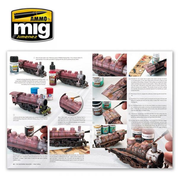 AMMO MIG 4513 THE WEATHERING MAGAZINE #14 – METALİK DOKU BOYAMA TEKNİKLERİ DERGİSİ