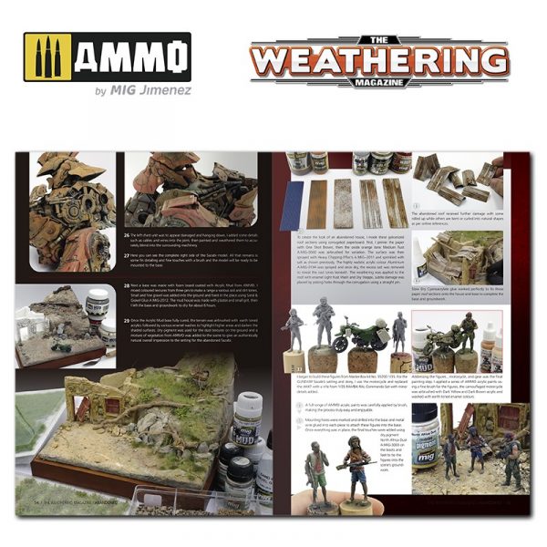 AMMO MIG 4529 THE WEATHERING MAGAZINE #30 – TERK EDİLMİŞ ARAÇLARI BOYAMA TEKNİKLERİ DERGİSİ