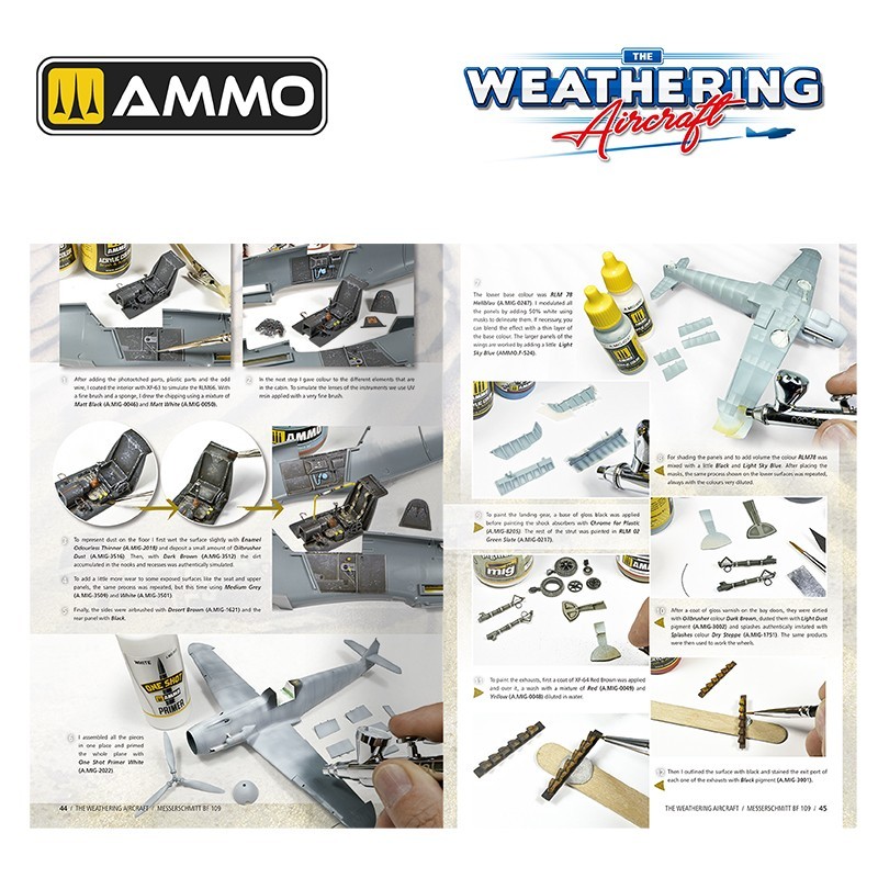 AMMO MIG 5224 THE WEATHERING AIRCRAFT #24 - Messerschmitt Bf 109