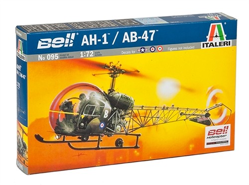 ITALERI 0095 1/72 AH.1 / AB-47 ASKERİ HELİKOPTER MAKETİ