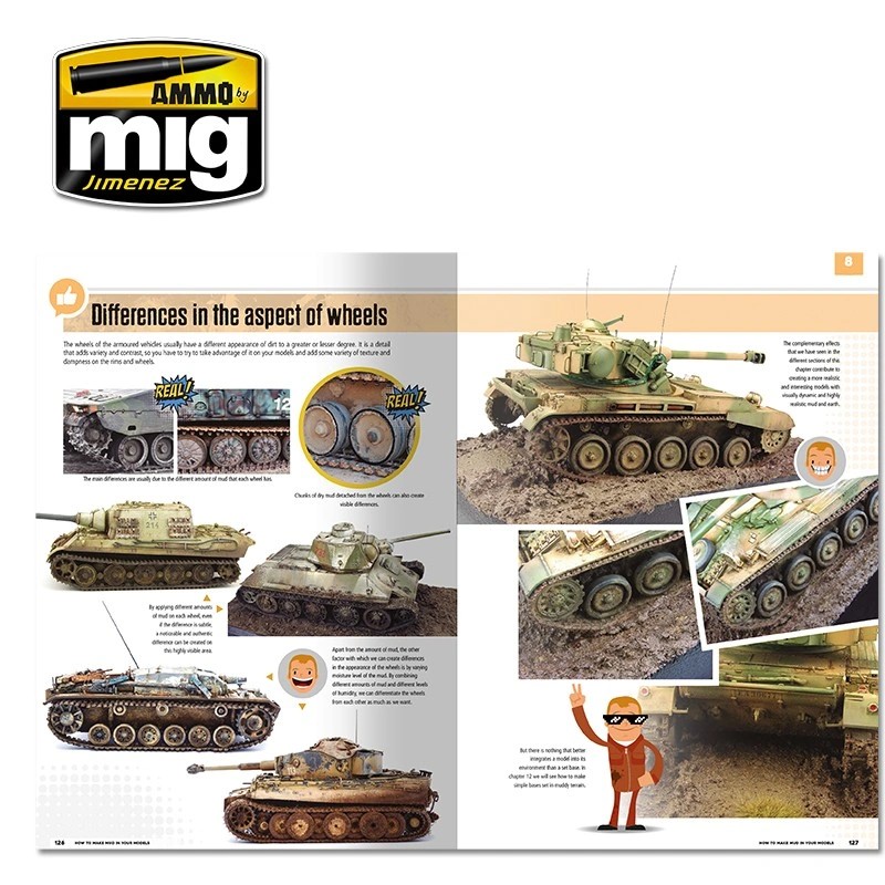 AMMO MIG 6210 MODELLING SCHOOL - HOW TO MAKE MUD IN YOUR MODELS (English) MAKETLERDE ÇAMUR YAPMA TEKNİKLERİ KİTABI