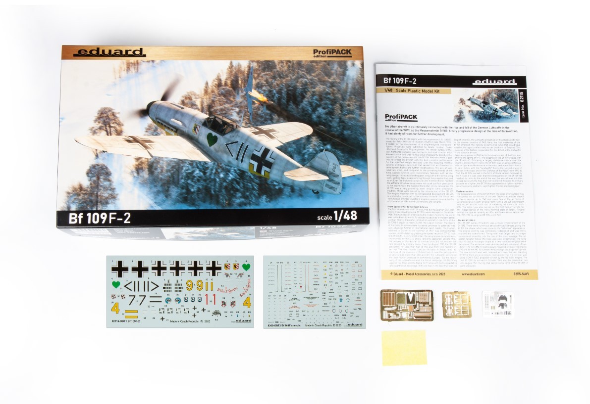 EDUARD 82115 1/48 Bf 109F-2 SAVAŞ UÇAĞI MAKETİ