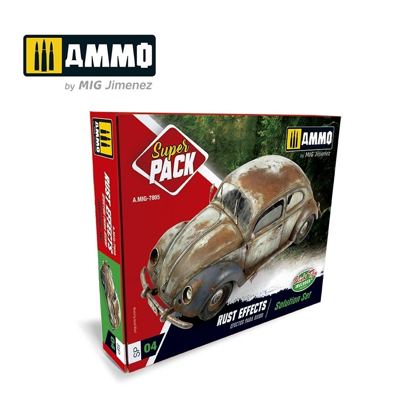 AMMO MIG 7805 SUPER PACK RUST EFFECTS PAS EFEKTLERİ SETİ