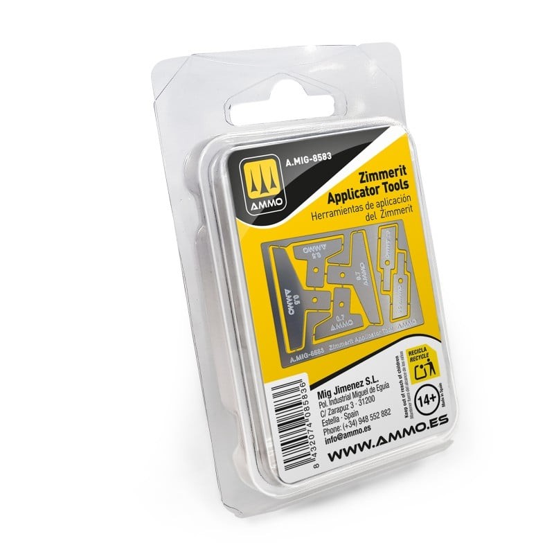 AMMO MIG 8583 Zimmerit Applicator Tools -ZİMMERİT MACUNU UYGULAMA ALETİ