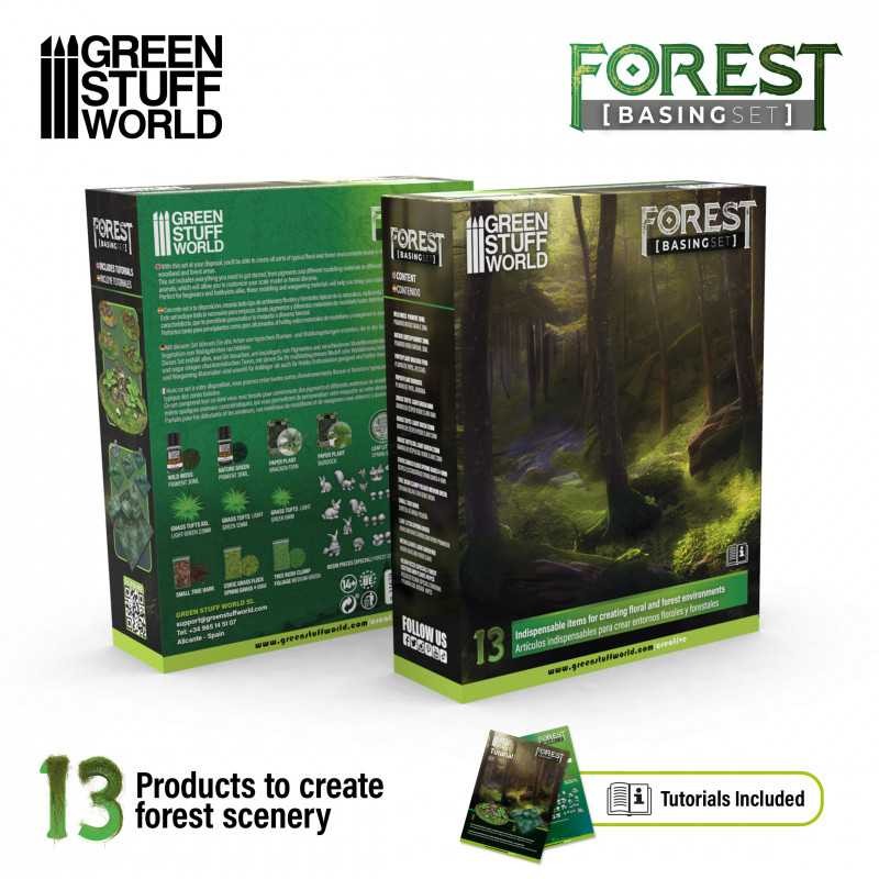 GREEN STUFF WORLD 11639 Basing Sets - Forest ORMAN VE AĞAÇLIK ALAN DİORAMA SETİ