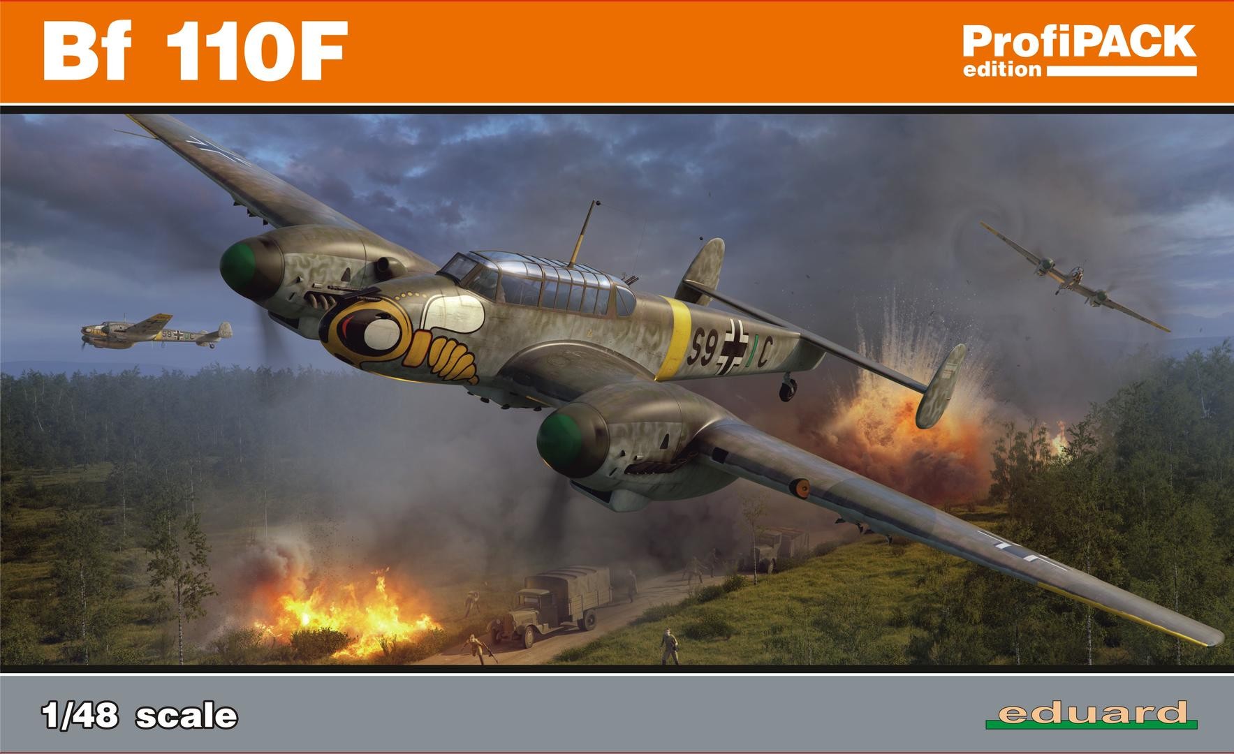 EDUARD 8207 1/48 Bf 110F SAVAŞ UÇAĞI MAKETİ