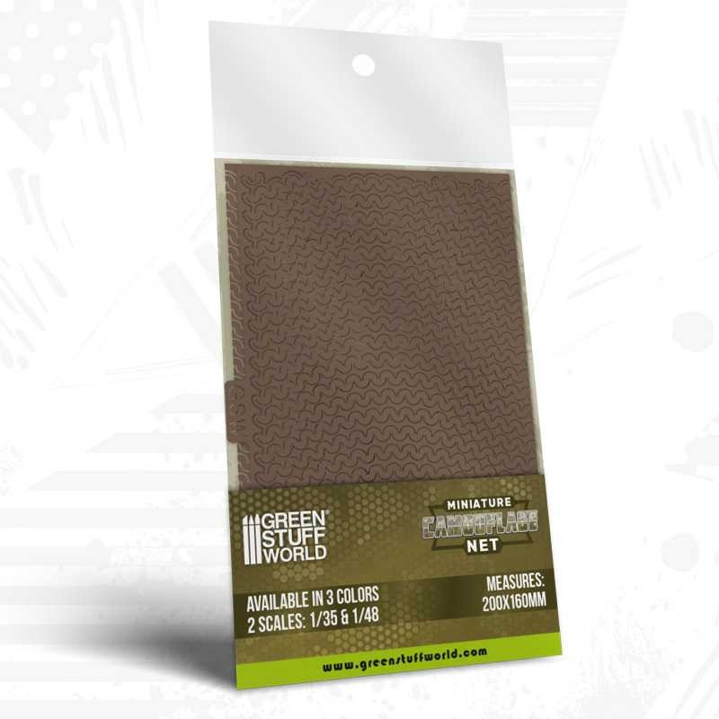 GREEN STUFF WORLD 13464 Miniature Camouflage Nets Khaki - HAKİ KAMUFLAJ AĞI 1:35