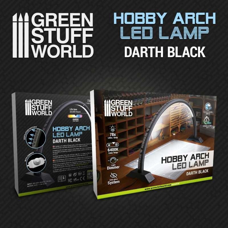 GREEN STUFF WORLD 11060 Hobby Arch LED Lamp Darth Black - KEMER LED LAMBA SİYAH