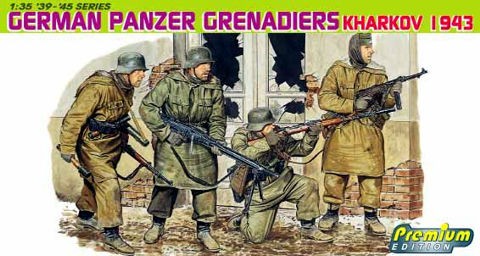 DRAGON 6305 1/35 PANZER GRENADIERS KHARKOV 1943 ALMAN ASKERLERİ FİGÜR SETİ MAKETİ