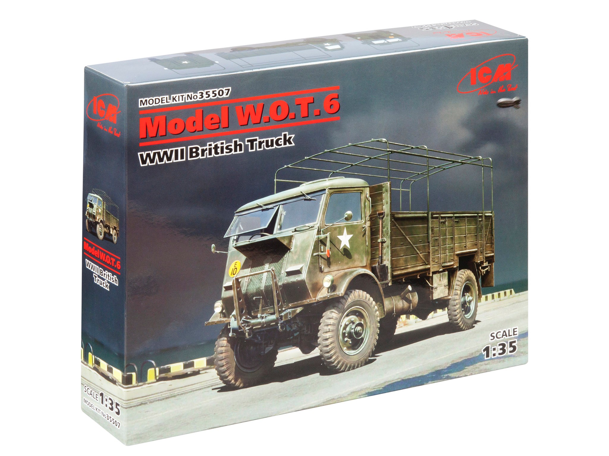 ICM 35507 1/35 MODEL WOT 6 İNGİLİZ KAMYON MAKETİ