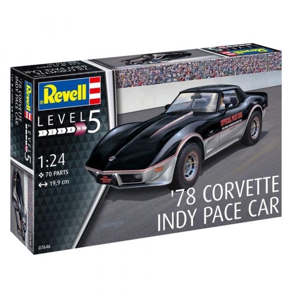 REVELL 7646 1/24 78 Corvette Indy Pace Car ARABA MAKETİ