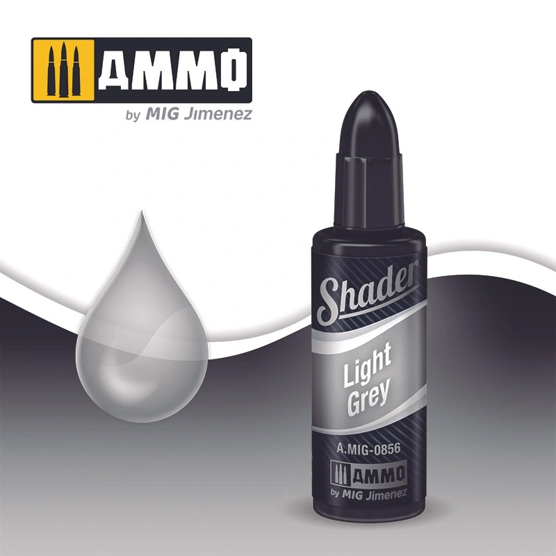 AMMO MIG 0856 LIGHT GREY SHADER GÖLGELEME EFEKT BOYASI