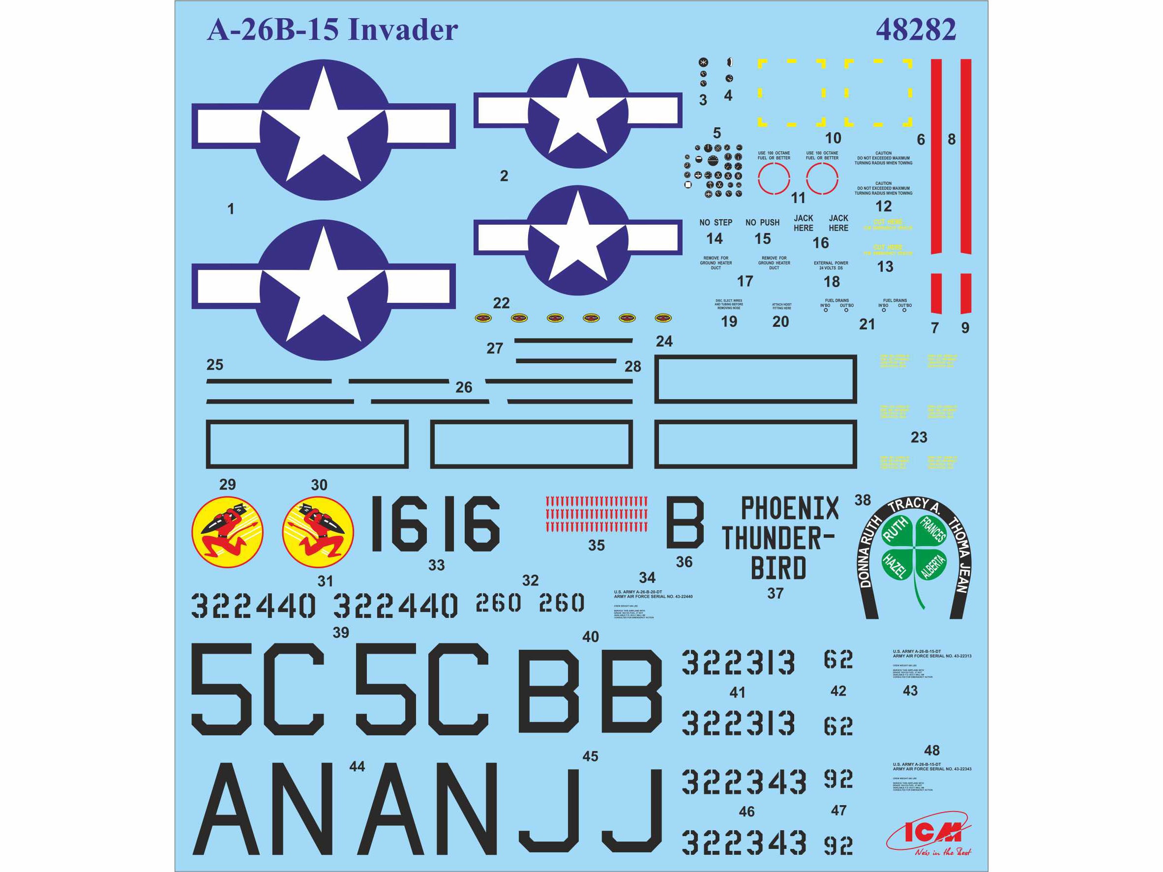 ICM 48282 1/48 A-26B-15 Invader, WWII American Bomber SAVAŞ UÇAĞI MAKETİ
