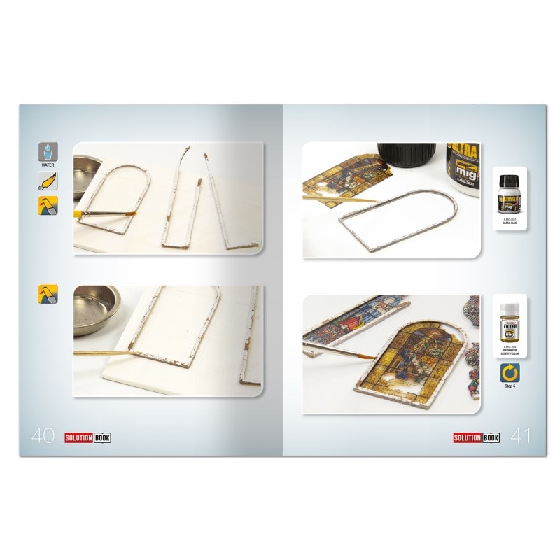 AMMO MIG 7710 SOLUTION BOX 09 - Brick Buildings - TUĞLA BİNALAR Çözüm Seti
