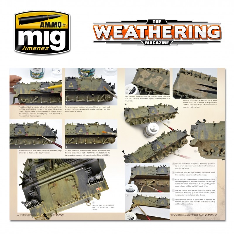  AMMO MIG 4524 THE WEATHERING MAGAZINE #25 – Wheels, Tracks & Surfaces ENGLISH