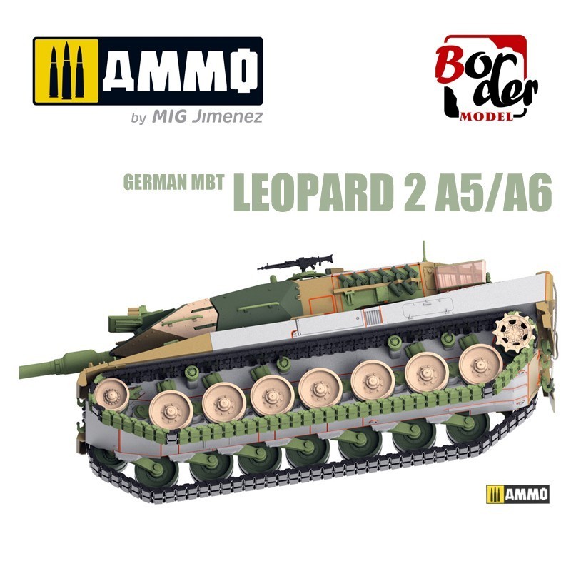 BORDER MODEL 7201 1/72 German MBT Leopard 2A5/A6 Tank Maketi