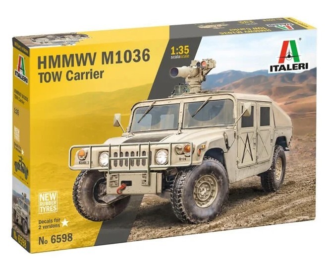 ITALERI 6598 1/35 HMMWV M1036 TOW Carrier ASKERİ KARA ARACI MAKETİ