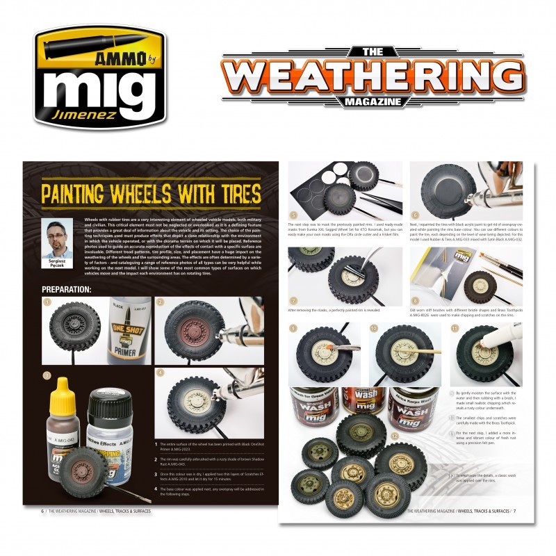  AMMO MIG 4524 THE WEATHERING MAGAZINE #25 – Wheels, Tracks & Surfaces ENGLISH