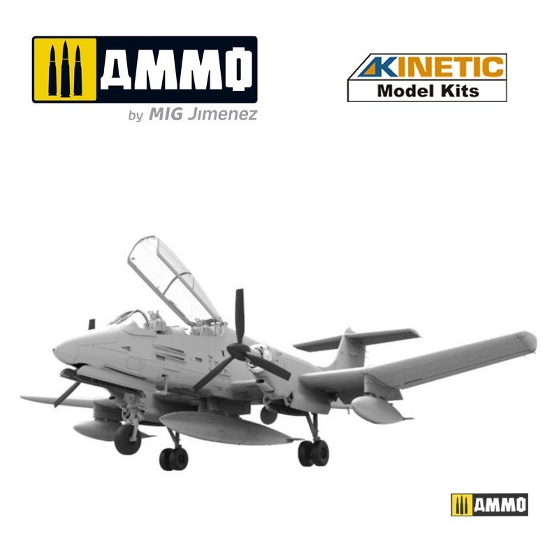 KINETIC MODEL 48078 1/48 IA 58 Pucará Savaş Uçağı Maketi