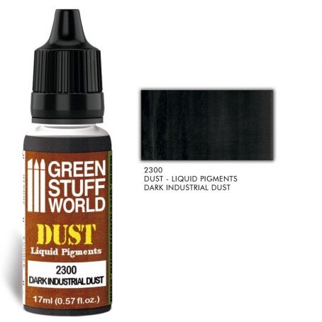 GREEN STUFF WORLD 2300 LİQUİD PİGMENTS DARK INDUSTRIAL DUST SIVI PIGMENT