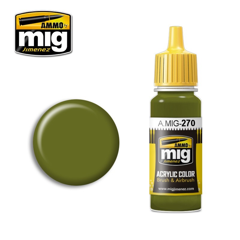 AMMO MIG 0270 MITSUBISHI INTERIOR GREEN MAKET BOYASI