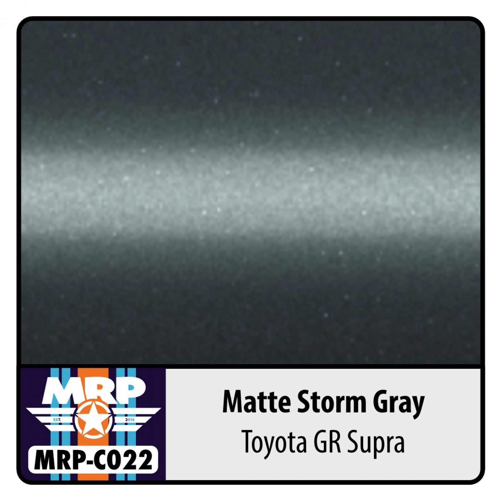 MR PAINT C022 Toyota GR Supra Matte Storm Gray 30ml LAKER MAKET BOYASI