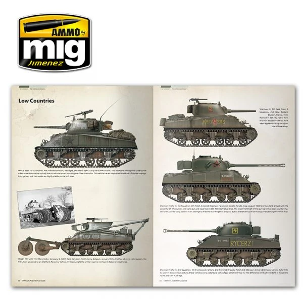 AMMO MIG 6080 SHERMAN TANKLARI REFERANS KİTABI