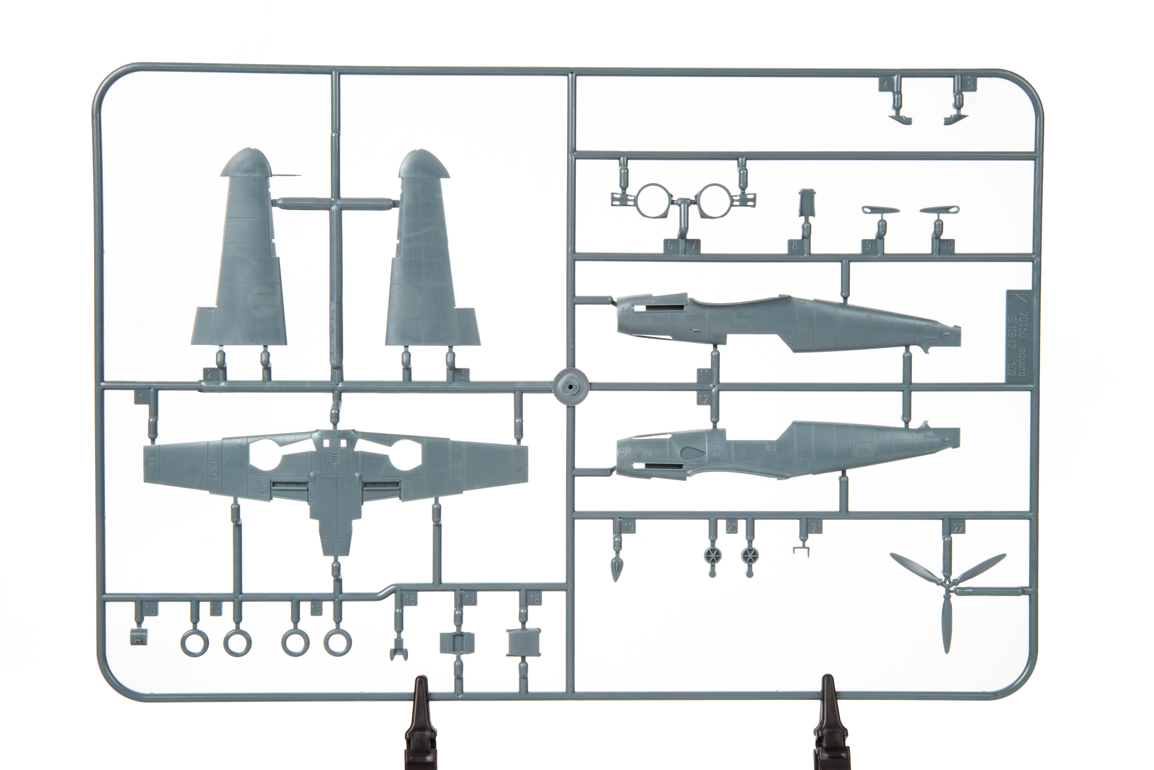 EDUARD 7474 1/72 Bf 109F-2 ALMAN SAVAŞ UÇAĞI MAKETİ