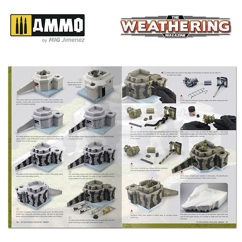 AMMO MIG 4530 THE WEATHERING MAGAZINE #31 – Beach  ENGLISH