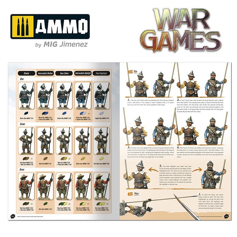 AMMO MIG 6285 How to Paint Miniatures for Wargames (English) - MASAÜSTÜ OYUNLARI İÇİN FİGÜR BOYAMA TEKNİKLERİ KİTABI