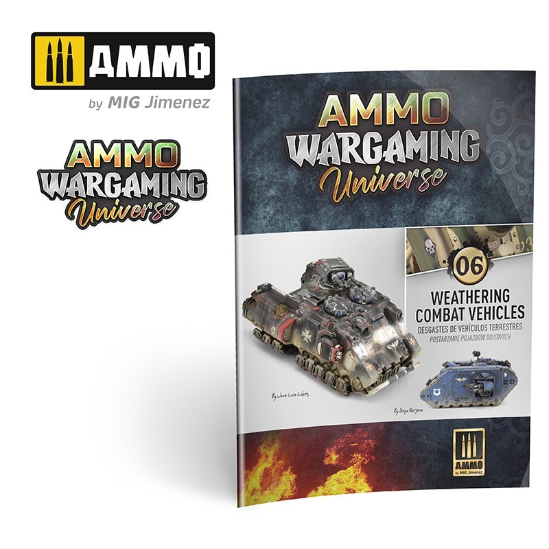 AMMO MIG 6925 WARGAMING UNIVERSE Book 06 Weathering Combat Vehicles - SAVAŞ ARAÇLARI ESKİTME TEKNİKLERİ KİTABI