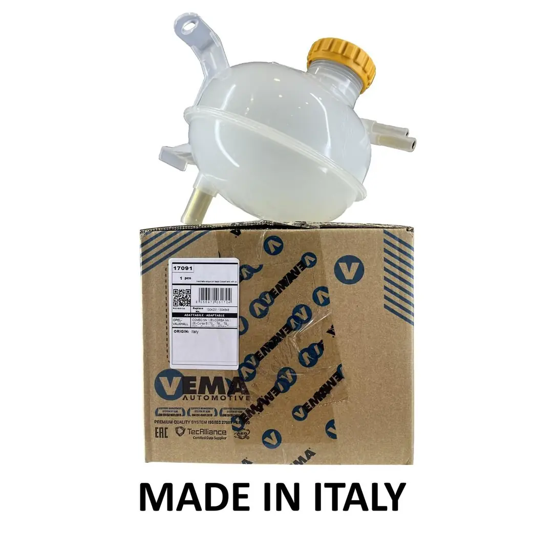 Opel Corsa B Rezerve Yedek Su Deposu Çift Çıkışlı Kapaklı Vema Marka