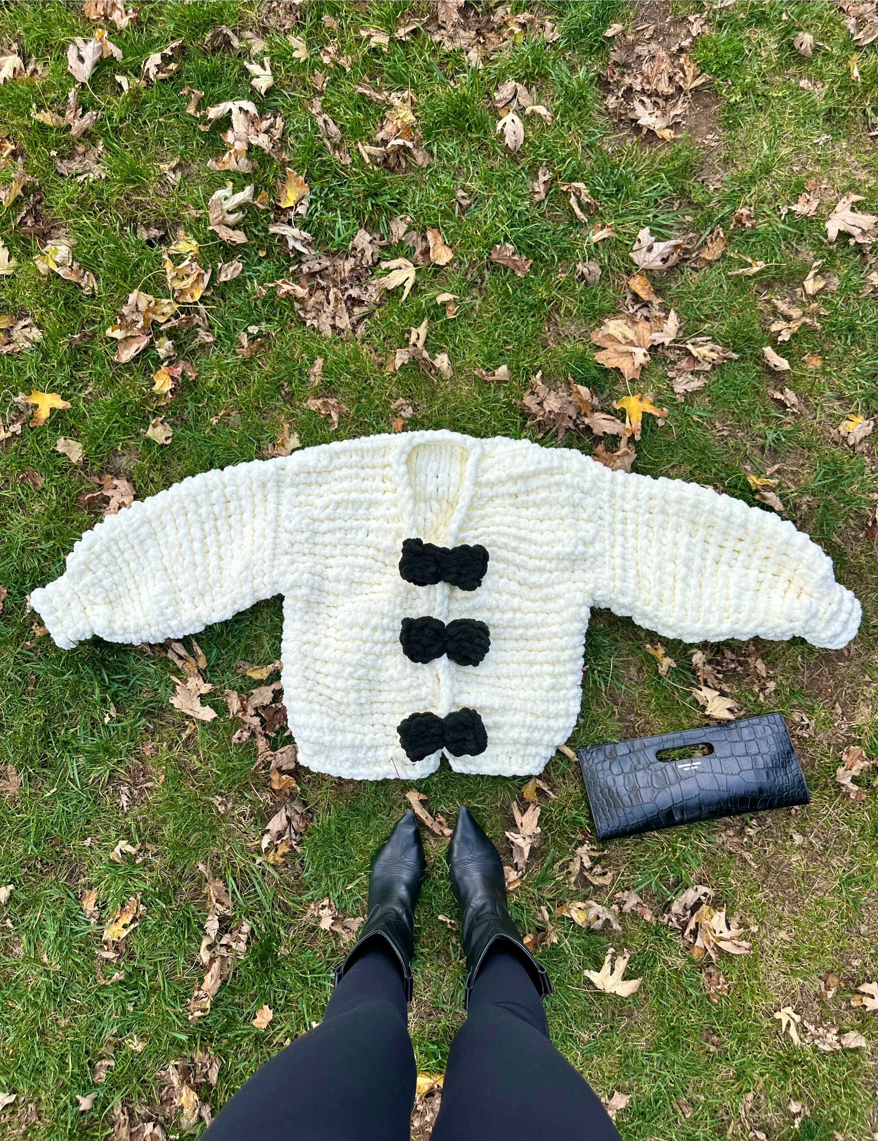 Ribbon El Örgüsü Hırka ( ÖN SİPARİŞ ÜRÜNÜDÜR KARGOLAMA 1-14 GÜN )