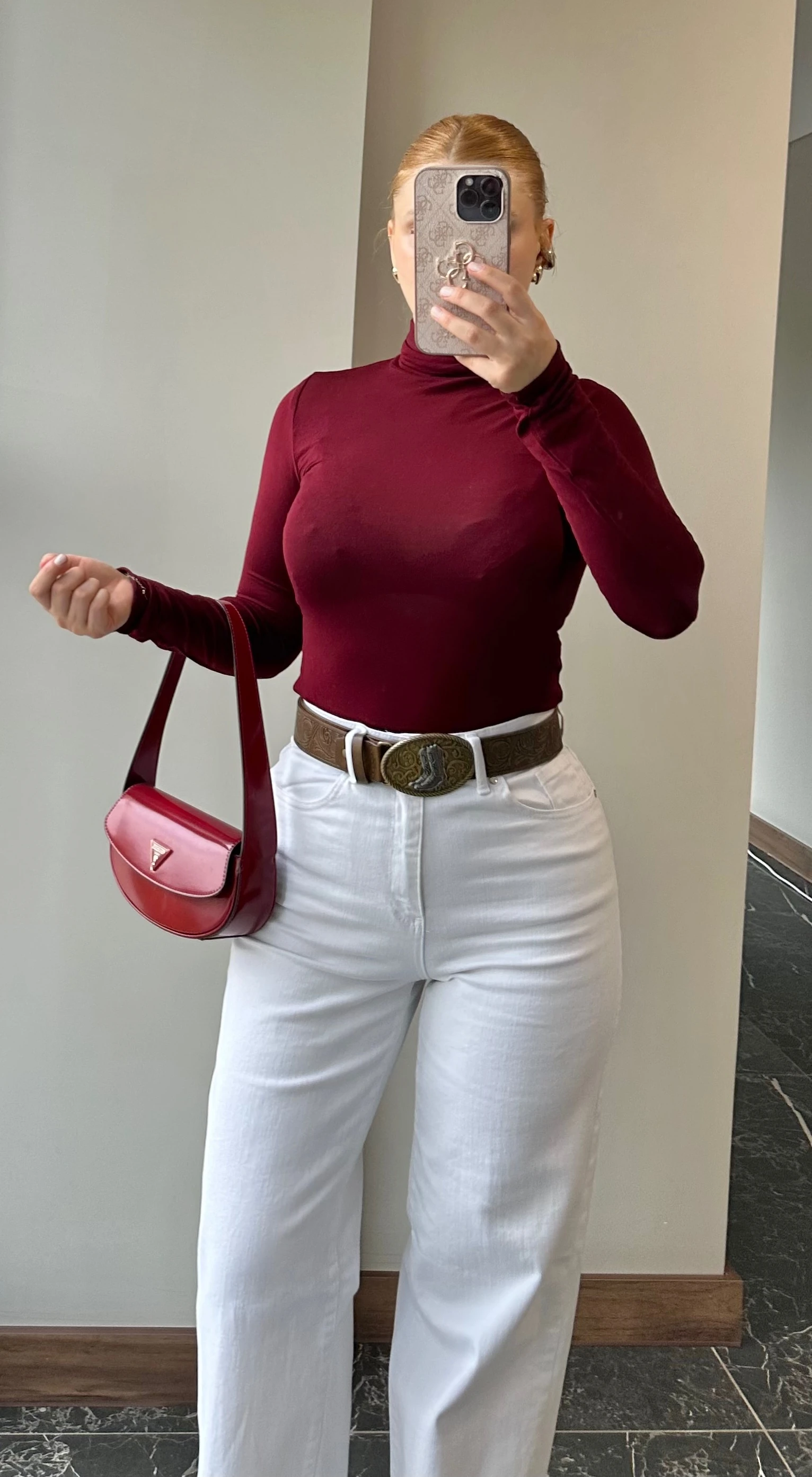 Boğazlı Transparan Bluz