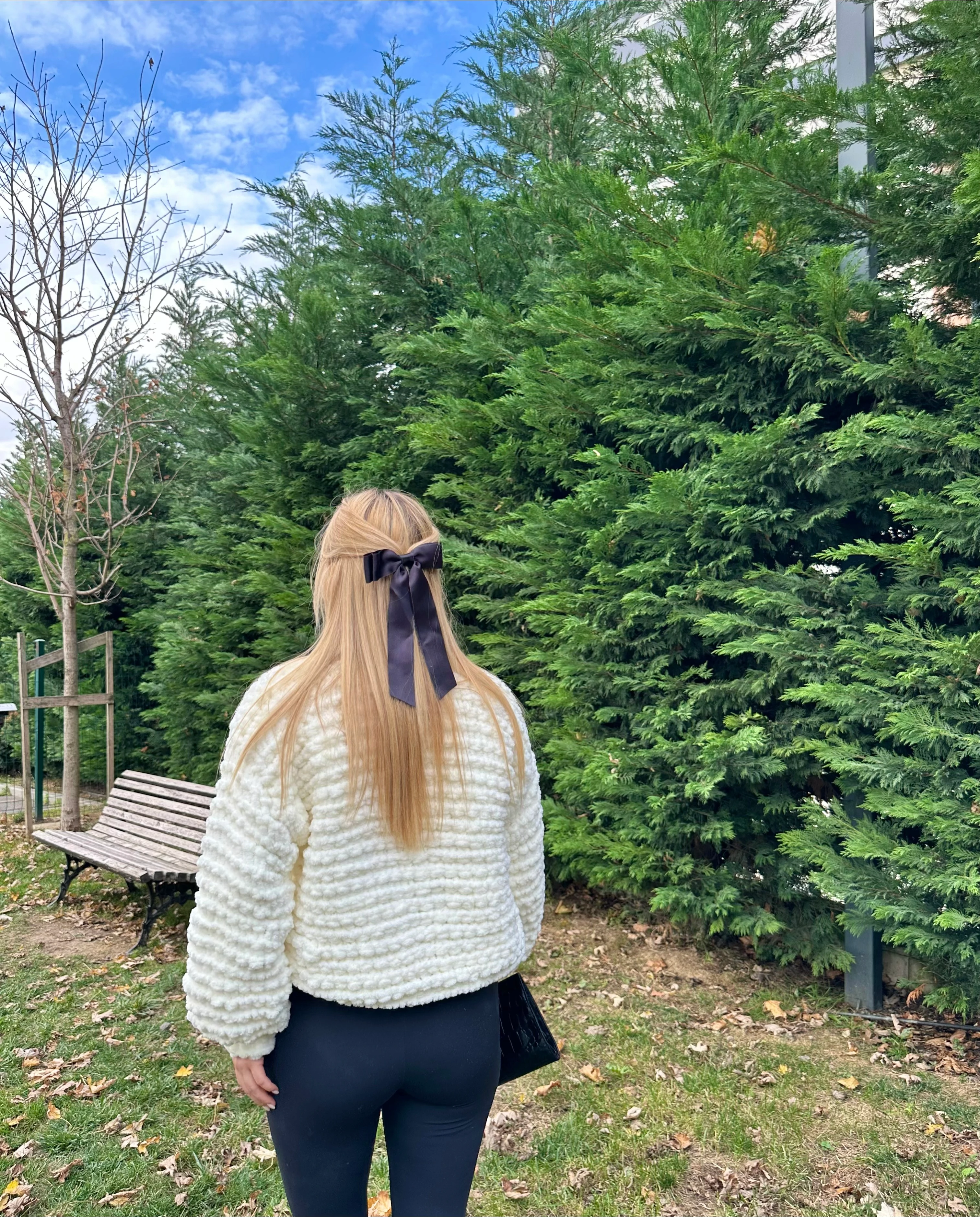 Ribbon El Örgüsü Hırka ( ÖN SİPARİŞ ÜRÜNÜDÜR KARGOLAMA 1-14 GÜN )